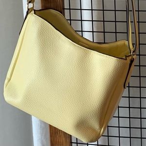 A New Day pastel yellow crossbody purse